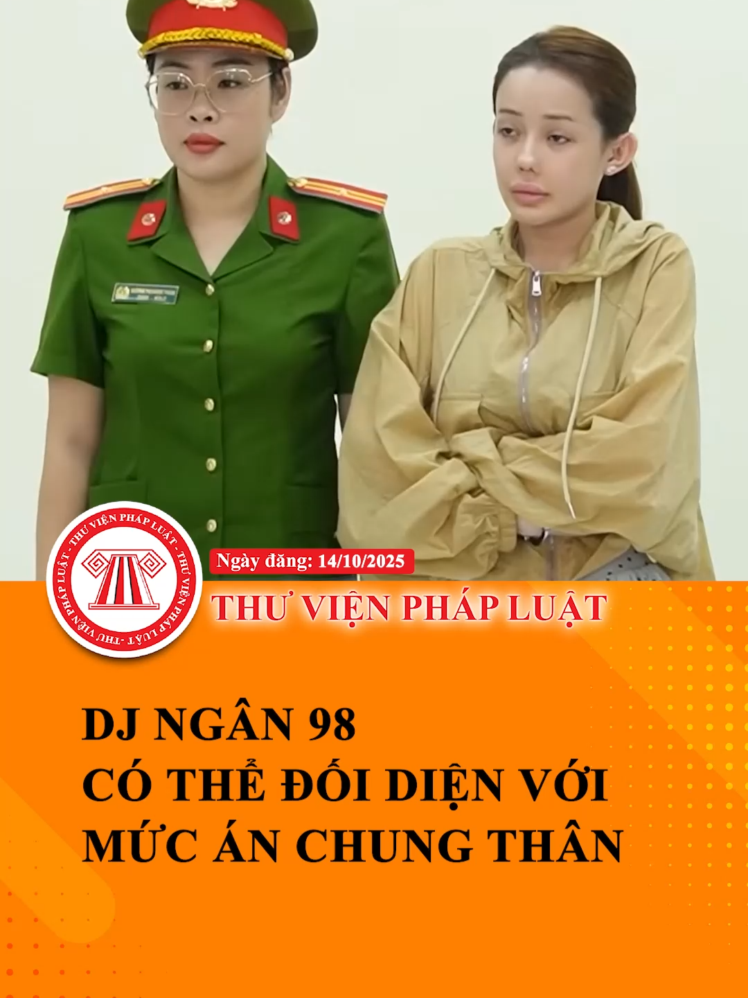 Bị khởi tố, DJ Ngân 98 có thể đối diện với mức án cao nhất là chung thân #ThuVienPhapLuat #LearnOnTikTok #Hoccungtiktok #TVPL #niemtinso