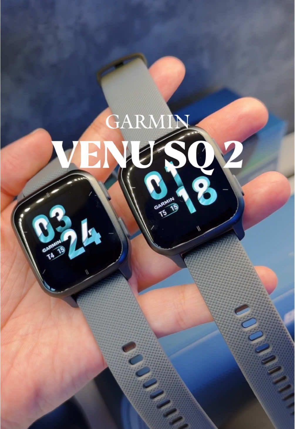 GARMIN VENU SQ 2 - GIẢM 42% - CHỈ CÒN 3.690 🐟 🔋 Thời lượng pin lên đến 11 ngày ở chế độ đồng hồ thông minh và tối đa 26 giờ ở chế độ GPS, bạn có thể dễ dàng theo dõi sức khỏe của mình 24/7 chỉ sau một lần sạc. ⌚️ Màn hình AMOLED tuyệt đẹp mang lại trải nghiệm sống động vượt mong đợi - ngay cả dưới ánh sáng mặt trời. Chế độ 'Always On' để hiển thị màn hình bất kì lúc nào 💓 Hỗ trợ theo dõi sức khỏe: Đo nhịp tim trên cổ tay; Theo dõi năng lượng cơ thể; theo dõi và chấn điểm giấc ngủ; Thống kê tổng quát về sức khỏe - Health Snapshot; Đo mức độ căng thẳng; Theo dõi sức khỏe phụ nữ; Cảm biến Pulse Ox đo nồng độ oxy hấp thụ vào máu trong ngày và trong giấc ngủ để đánh giá khả năng hấp thụ oxy của cơ thể; ... 💪 Theo dõi mọi hoạt động của bạn với hơn 25 bài tập thể thao trong nhà và ngoài trời cùng GPS độc lập, bao gồm đi bộ, chạy bộ, đạp xe, bơi hồ, chơi golf, HIIT, tennis và hơn thế nữa. Hỗ trợ tập luyện thể dục thể thao: Tích hợp sẵn các bài thể dục; Tự tạo giáo án tập luyện; Bài tập cường độ cao HIIT; Garmin Coach; Theo dõi hoạt động thể chất; Theo dõi số phút luyện tập cường độ cao và trung bình của bạn, đồng thời xem thời gian trong ngày và hoạt động nào bạn đã đạt được.;... Nhận email, tin nhắn văn bản và cảnh báo ngay trên chiếc đồng hồ của bạn khi được kết nối với điện thoại thông minh Apple hoặc Android được ghép nối của bạn. 📲 Trong điều kiện điện thoại và đồng hồ được kết nối, khi thiết bị nhận biết sự cố/va chạm mạnh, đồng hồ sẽ tự động gửi vị trí của bạn có thể được gửi tới các liên hệ khẩn cấp đã được cài đặt sẵn. 💦 Venu Sq 2 sỡ hữu chỉ số chống nước 5ATM để bạn thoải mái bơi lội hoặc thư giãn ở mọi nơi.  #Antien779 #Garmin #VenuSQ2 #sport #viral 