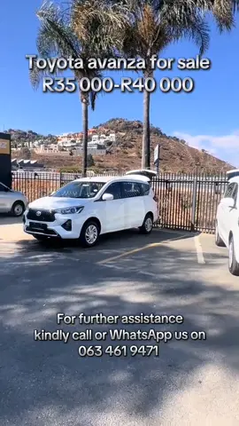 Toyota Avanza, Toyota Rumion Get your dream car at a affordable✅ 063 461 9471  #creatorsearchinsights #carsforsale#fyp#sama28 #auction 