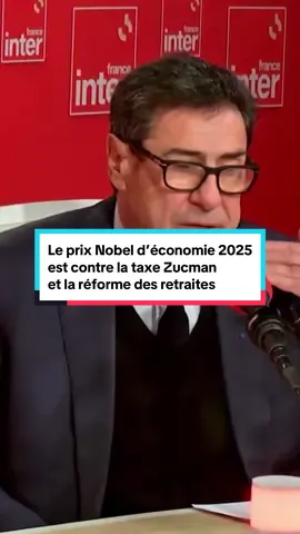 🚨 Le prix Nobel d’économie 2025 est contre la taxe Zucman et la réforme des retraites Sources : Le Point, Le Figaro, FT #économie #finance #actualité #france #apprendresurtiktok
