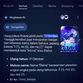Jangan lupa besok Tanggal 17 Oktober 😆. Happy birthday Elaina 🎂💕 #ulangtahun #elaina #fyp #tiktok 