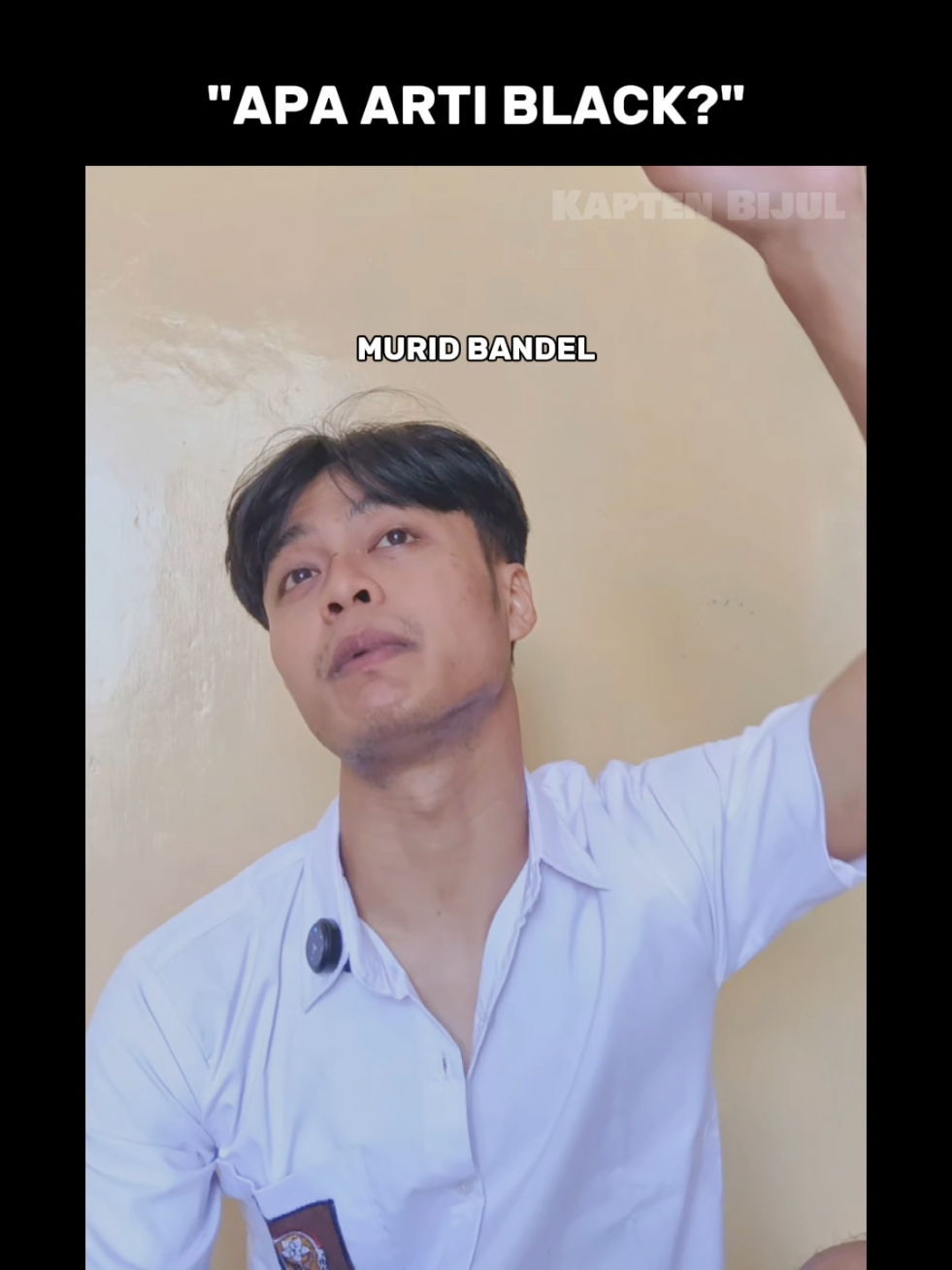 Murid bandel jawab apa itu woi