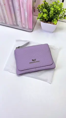 this purple wallet made with genuine leather💟✨#royalbagger #coinpurse #wallet 