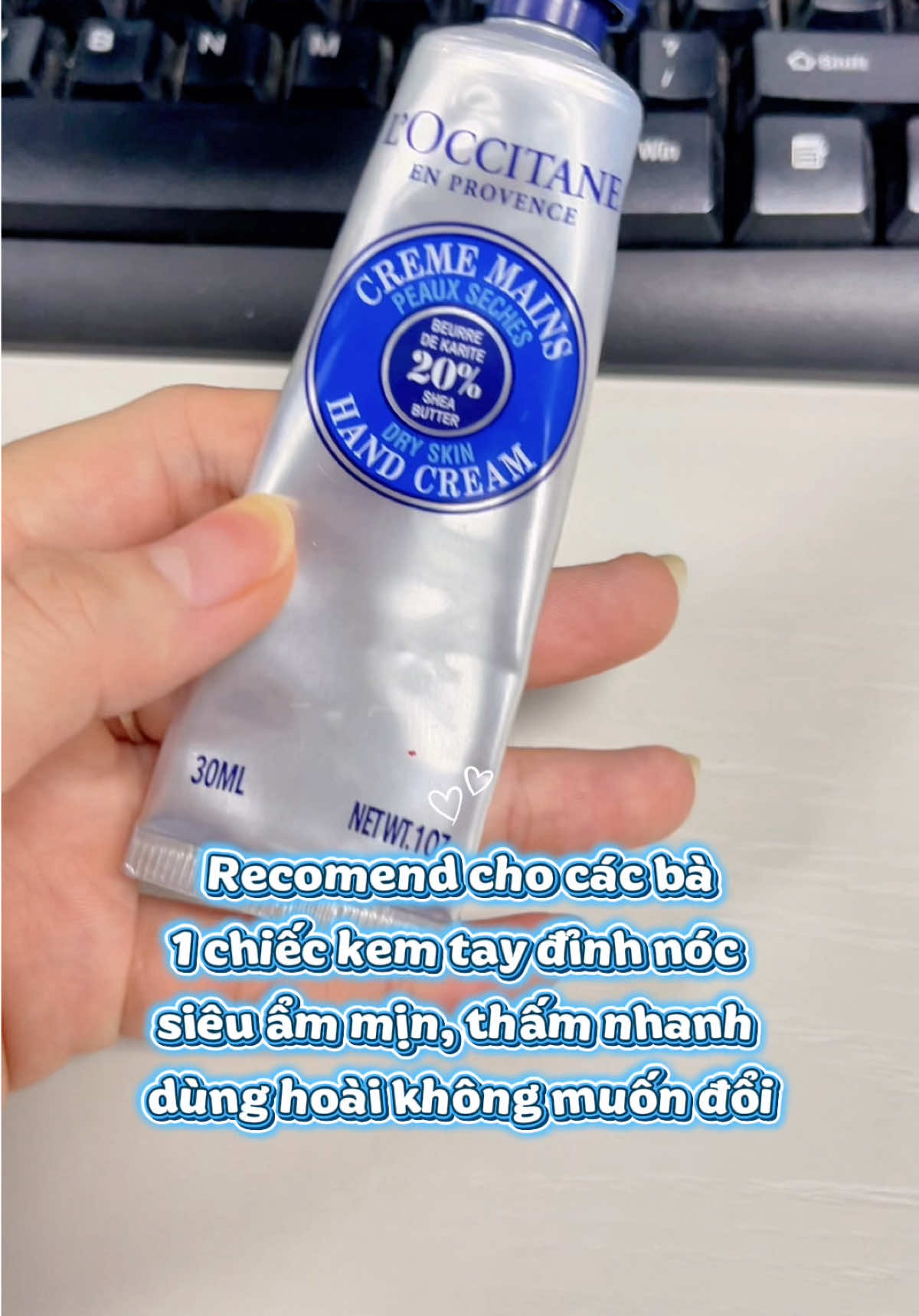 Kem tay siêu vip pro dành cho mấy bà đây! #xuhuong #kemtay #loccitane 