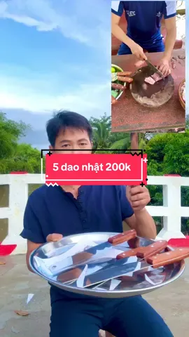 5 dao Nhật 200k #giadungnhabeptrivo #giadungthongminh #daonhat 