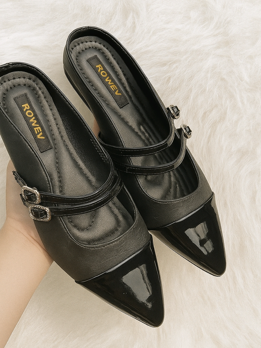 #sepatuwanita #sandalwanita #rowey #flatshoes 