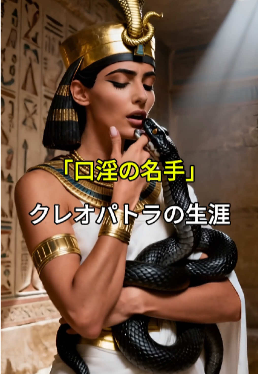 口淫の名手#クレオパトラ #エジプト #女王 #歴史 #美女 