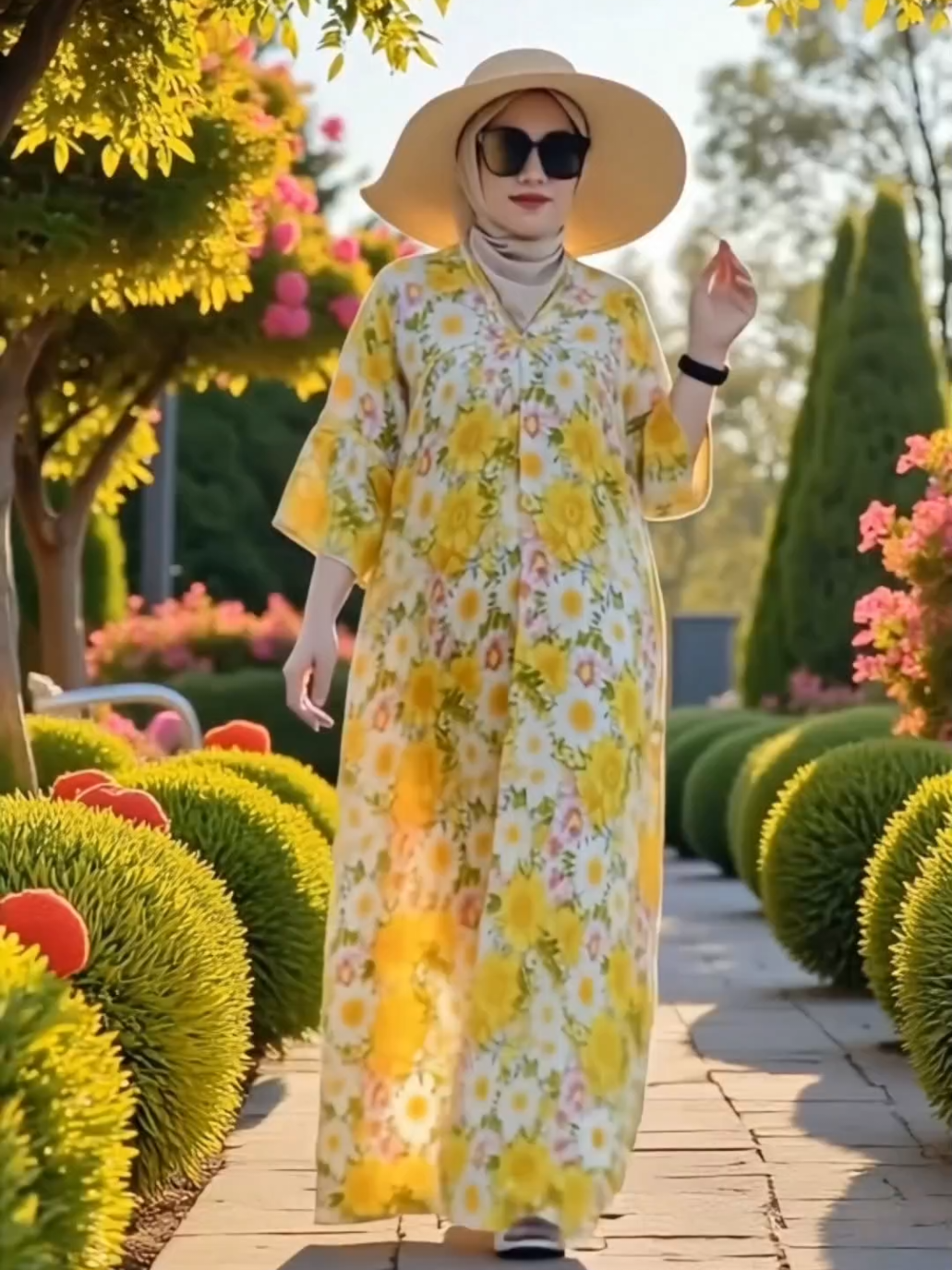 YURI Daster Terbaru Kekinian 2025 Bahan Rayon Motif Viral Busui dress V neck #dastermidi #dasterkekinian #dasterkaftan #dasterviral #dasterrayonpremium 