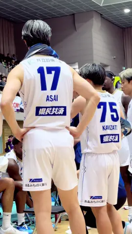 推し2人の尊い背中です🤤 vs山形 2025/10/11 #浅井修伍 #神里和 #青森ワッツ #バスケ #Bリーグ 