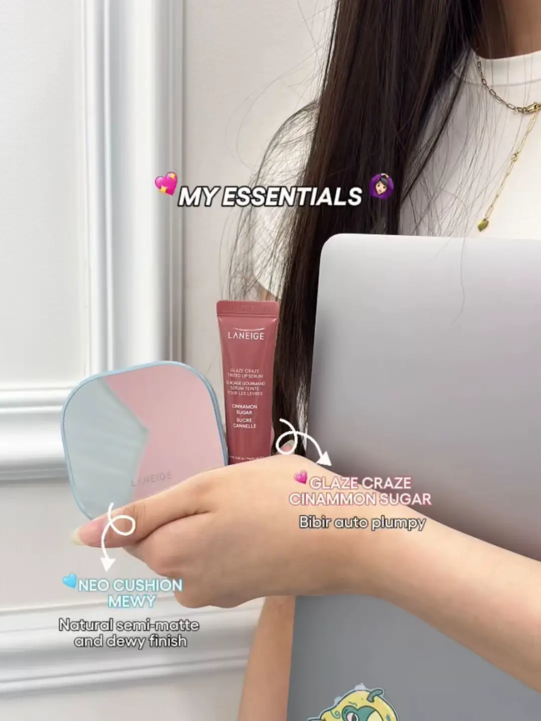 I got my faves and my bestie got her faves too, but we both glow🩷🩵 #laneige #laneigeid #TheRoyalHaul #bestiesgoals 