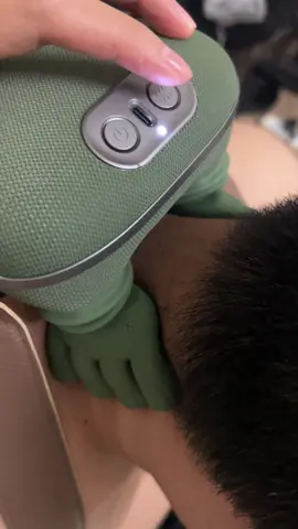 Electric Neck Shoulder and Hand Massager with Hot Compress and Advanced Kneading Technology for Deep Muscle Relaxation Green N7 #massager #neckmassager #massagegun #handmassager #massagerwithheat