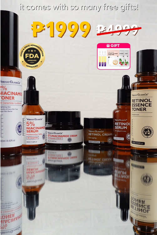 Glowing, firm skin? Say goodbye to acne marks and fine lines! MT #vibrantglamour #glowingskin #niacinamide #retinolskincare #dayandnight 