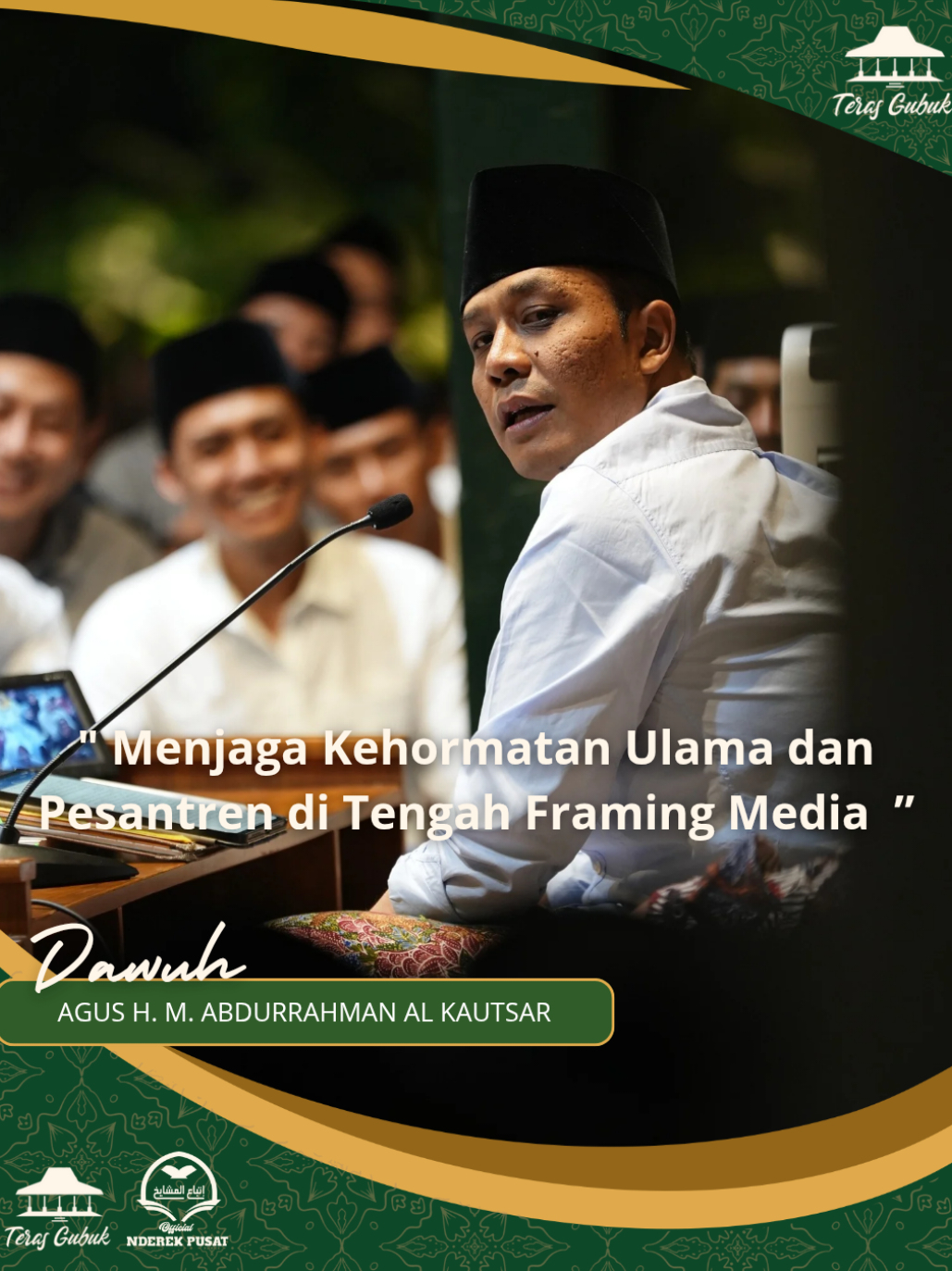 Dalam beberapa waktu terakhir, kita menyaksikan bagaimana pondok pesantren dan para kiai sering kali diframing secara negatif oleh sebagian media. Tayangan yang disiarkan oleh Trans7, misalnya, menarasikan kehidupan pesantren dengan cara yang merendahkan dan jauh dari realitas yang sebenarnya. Pesantren — yang sejatinya merupakan benteng moral, tempat lahirnya ulama, serta pusat pendidikan akhlak dan keilmuan Islam — justru digambarkan dengan stigma yang mencederai kehormatan para pengabdi ilmu. Fenomena ini sejatinya bukan hal baru. Seorang ulama salaf, Abu Hazim, pernah berkata: 