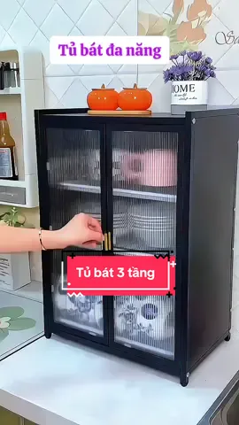 Tủ bát ba tầng đa năng #giadungtienich #giadung #tubat 