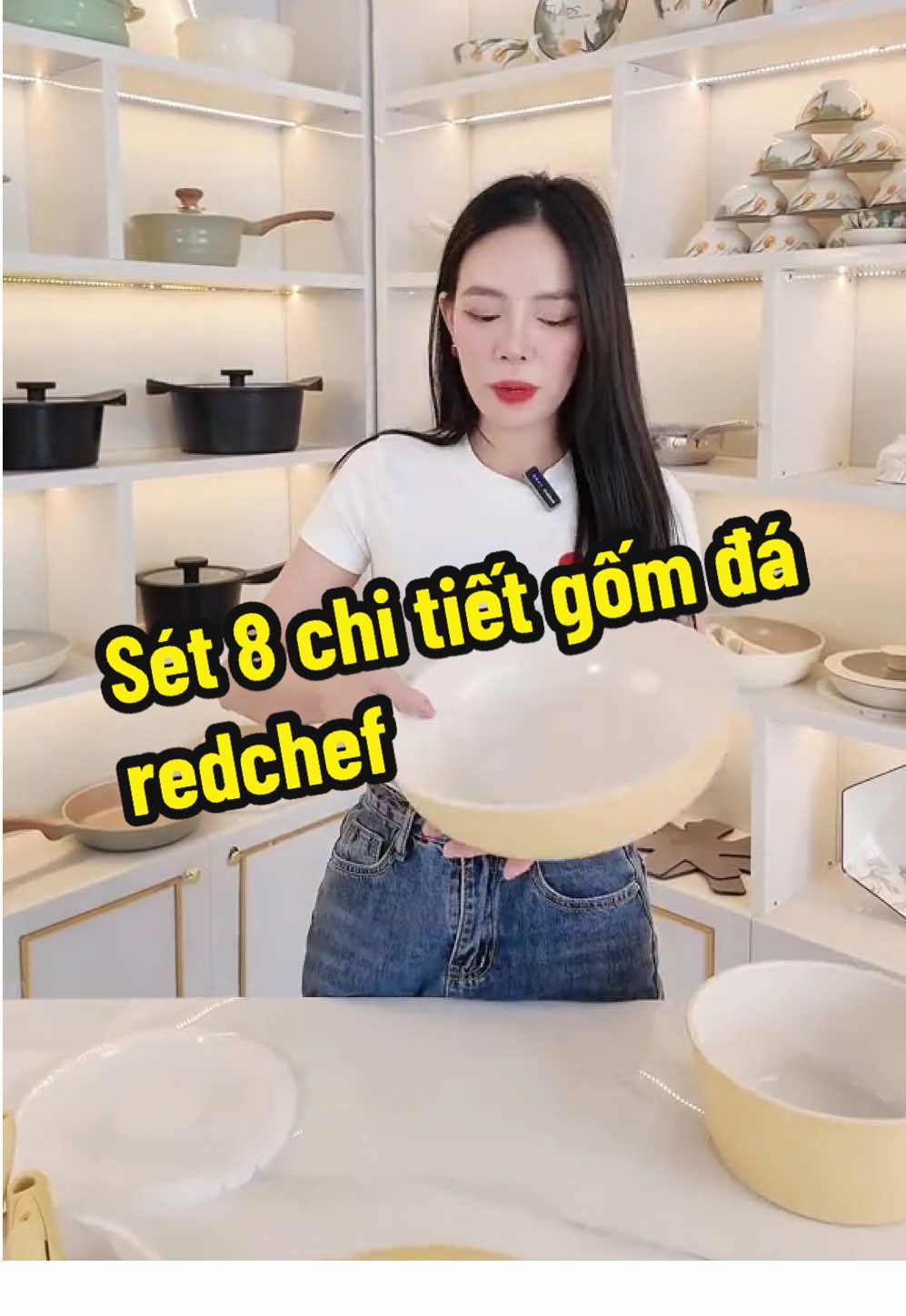 Bộ nấu ăn 8 món gốm đá cao cấp #gomda #redchef 