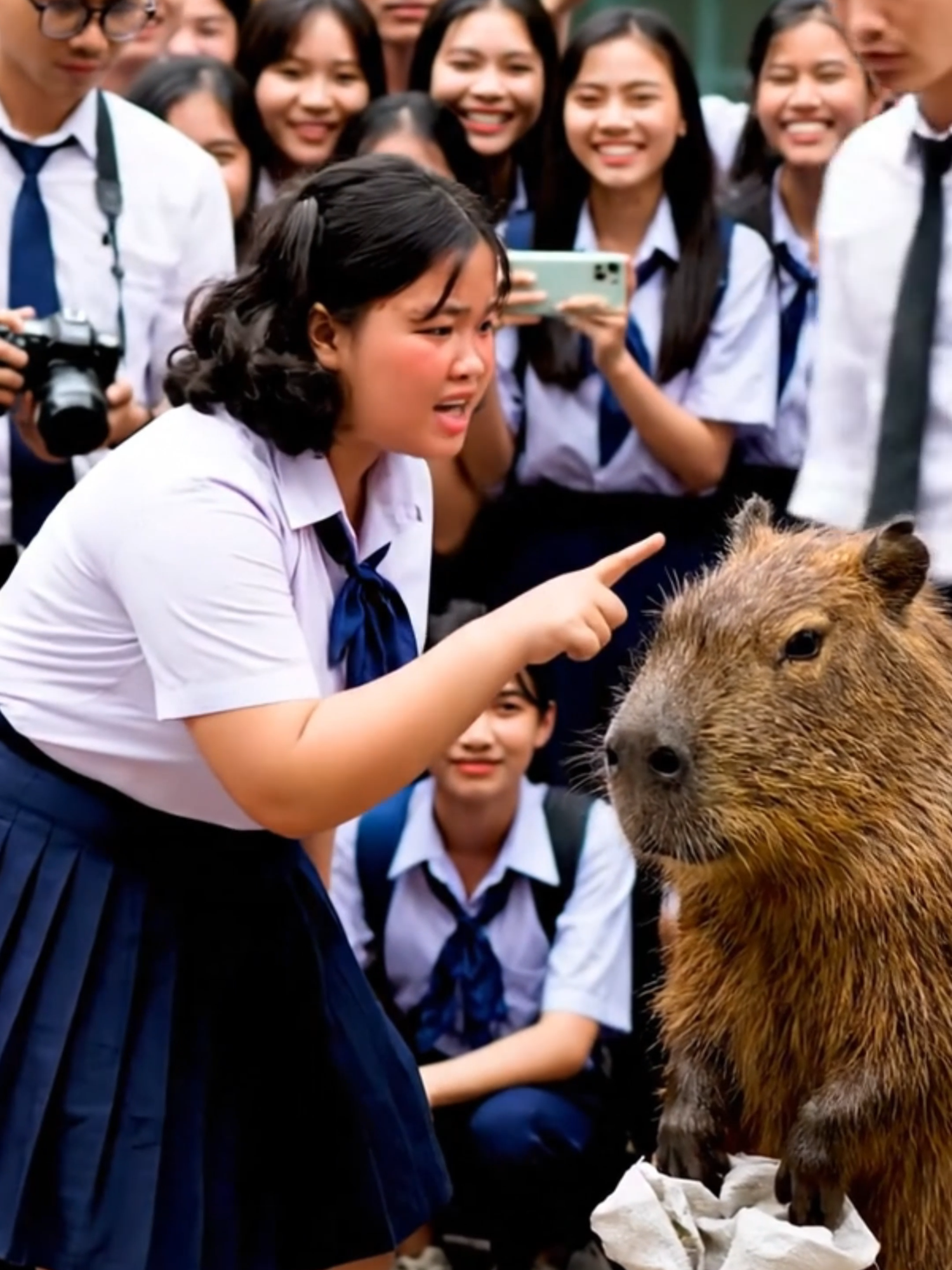 Capybara Và Ngày Hội Từ Thiện Giả Tạo | Khi Lòng Tốt Không Cần Ống Kính#shorts #ai #capybara