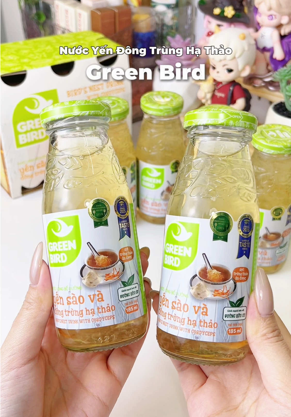 Nước Yến Đông Trùng Hạ Thảo , vừa ngon lại tốt cho sức khoẻ #yensao #nuocyendongtrunghaothao #greenbird #review #thaothichriviu 
