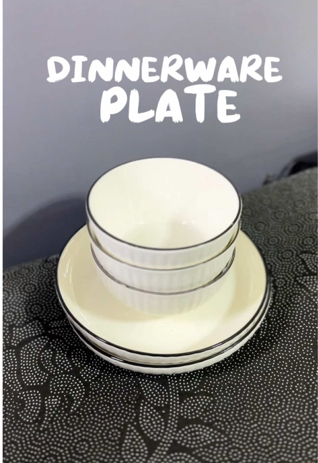 Mura affordable na dinnerware plate dito sa tiktok, ceramic pa . Ang ganda 😍 #ceramicplate #plates #dinnerware 