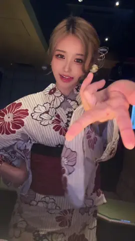 淀川の花火浴衣着て行く？ @unjour_minami  #00 #浴衣 #キャバ嬢 