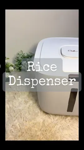 ✨ Classy white rice dispenser — press, pour, done! 🍚 Linis, style, at convenience sa isang click! 💅 #KitchenFinds #RiceDispenser #OrganizedHome #AddToCart #tiktokfindsph 
