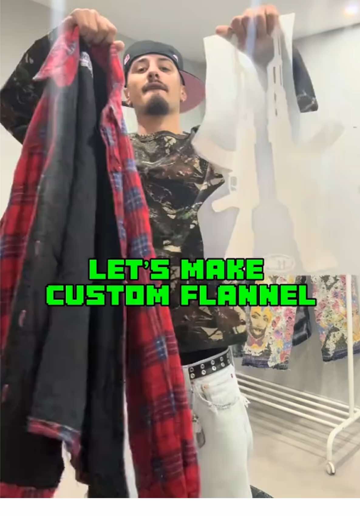 A-KTMN 1/1 CUSTOM FLANNEL‼️ fammi sapere cosa ne pensi nei commenti 🫡 #outfitinspo #outfitideas #streetwear #fitinspo #custom 