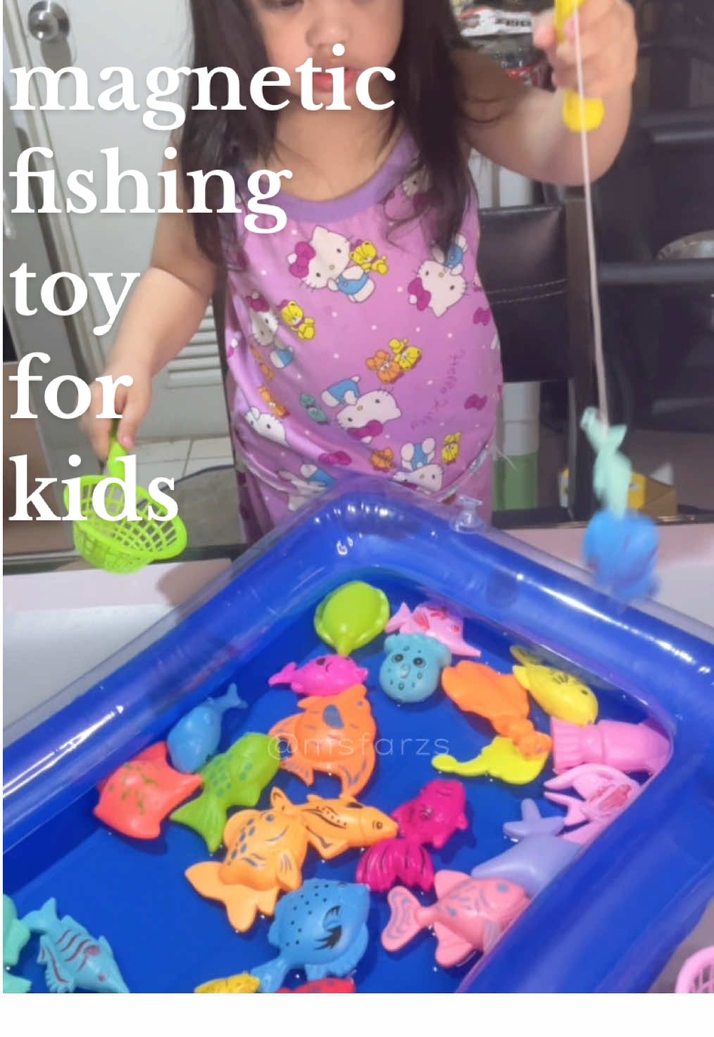 May bata nanamang tuwang tuwa dahil sa fishing toy niya 😁 #toys #toys #activitiesforkids #learningactivities #montessoriactivities 