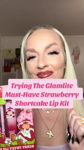 @Glamlite The Strawberry Shortcake Lip Lit is always the first to sell out! 😩 If you see it in stock…. Run! #glamlite #glamlitelipkit #lipkit #lipcombo #strawberryshortcake 