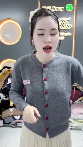 Áo len cadigan nữ#thuthaofashion #aolennu #aolen#aolencadigan 