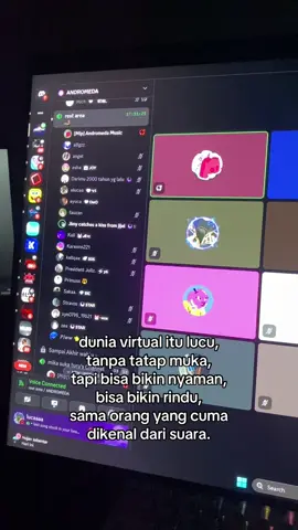 aneh tapi nyata — vc discord.  - Yang mau join link nya di bio, atau bisa dm ya 🥰 #andromeda #discord #server #voicechat #fyp 