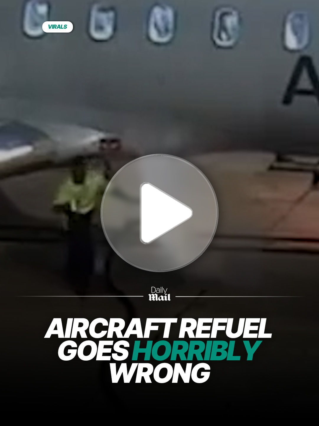 The runway just got doused with highly flammable liquid 😬 🎥 Paul Xavior/TodaysModernPirate #news #world #plane #airport