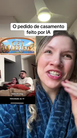 Pedido de casamento feito por IA | pedido de casamento Disney IA #casamento #ia #fofoca 