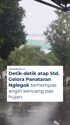 Hujan deras disertai angin kencang terjadi di sebagian wilayah Kabupaten Blitar pada Selasa, 14 Oktober 2025. 📸 Rizky for Bicarablitar . . . #blt #bicarablitar 