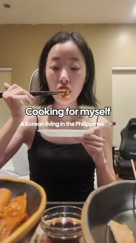 Rabokki 😋 (Ramyeon+Tteokbokki) #korean #philippines #cooking #muckbang #Vlog 