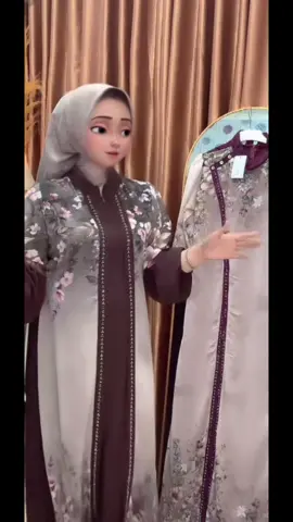 dress Bahan Ceruty kombinasi airflow premium  #dress#gamis#dressterbaru#gamisterbaru 