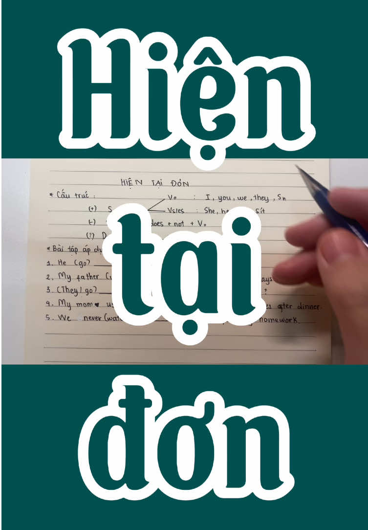 Hiện tại đơn cho người mất gốc tiếng anh#maitienganh #matgoctienganh #tienganhmoingay #tienganh 