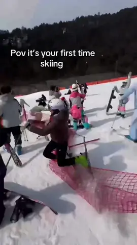Skiing fail🤣#skiing #fails #funny #fyp #usa 