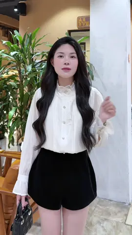 Áo sơmi điệu xinhhh tiểu thư #somi #somitieuthu #stdesign #huyenchauoi 