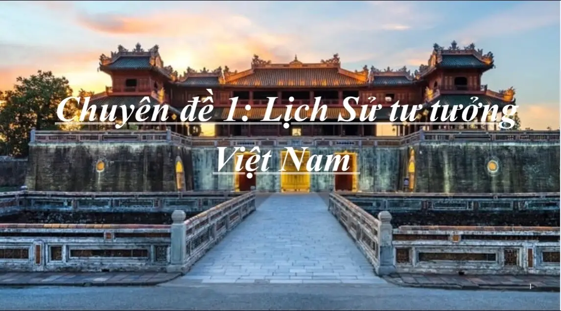 2. Lịch sử tư tưởng Việt Nam  Bài thuyết trình này cho ta thấy những quan điểm và nhận thức của người Việt Nam về tự nhiên, xã hội và con người trong quá khứ.  Và cho ta thấy con người qua từng thời kỳ từ thời nguyên thủy cho đến thời thời hiện đại và cũng cho ta thấy được những vị anh hùng trong lịch sử như Trần Hưng Đạo và Lê Quý Đôn và cũng cho ta thấy được khuynh hướng dân chủ tư sản xuất hiện với các đại diện tiêu biểu là Phan Bội Châu và Phan Châu Trinh và tư tưởng Hồ Chí Minh là nền tảng tư tưởng chủ yếu của xã hội Việt Nam.🇻🇳🇻🇳  Mọi người hãy xem hết bài thuyết trình của chúng tôi nhé và cho tôi xin ý kiến của mọi người  CẢM ƠN MỌI NGƯỜI RẤT NHIỀU