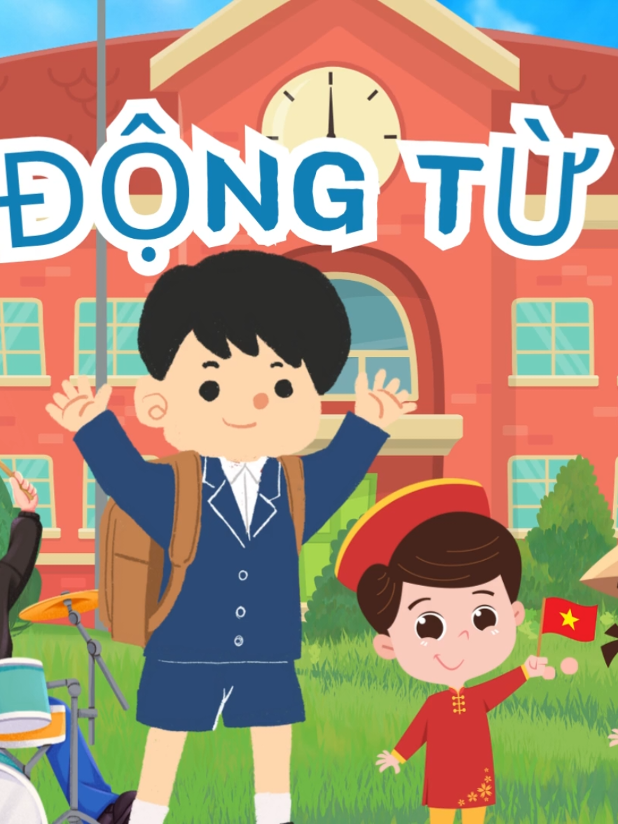 Bài hát về Động từ #xuhướng #giaovientieuhoc #dayhoc #AI 