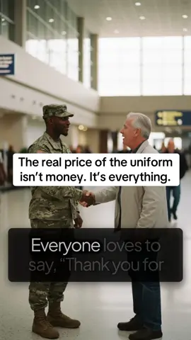 The real price of the uniform isn’t money. It’s everything. meaning behind thank you for your service military sacrifice explained emotional military stories life after service veterans price of wearing the uniform #MilitaryLife #Veterans #USMilitary #MilitaryTikTok #RespectTheTroops