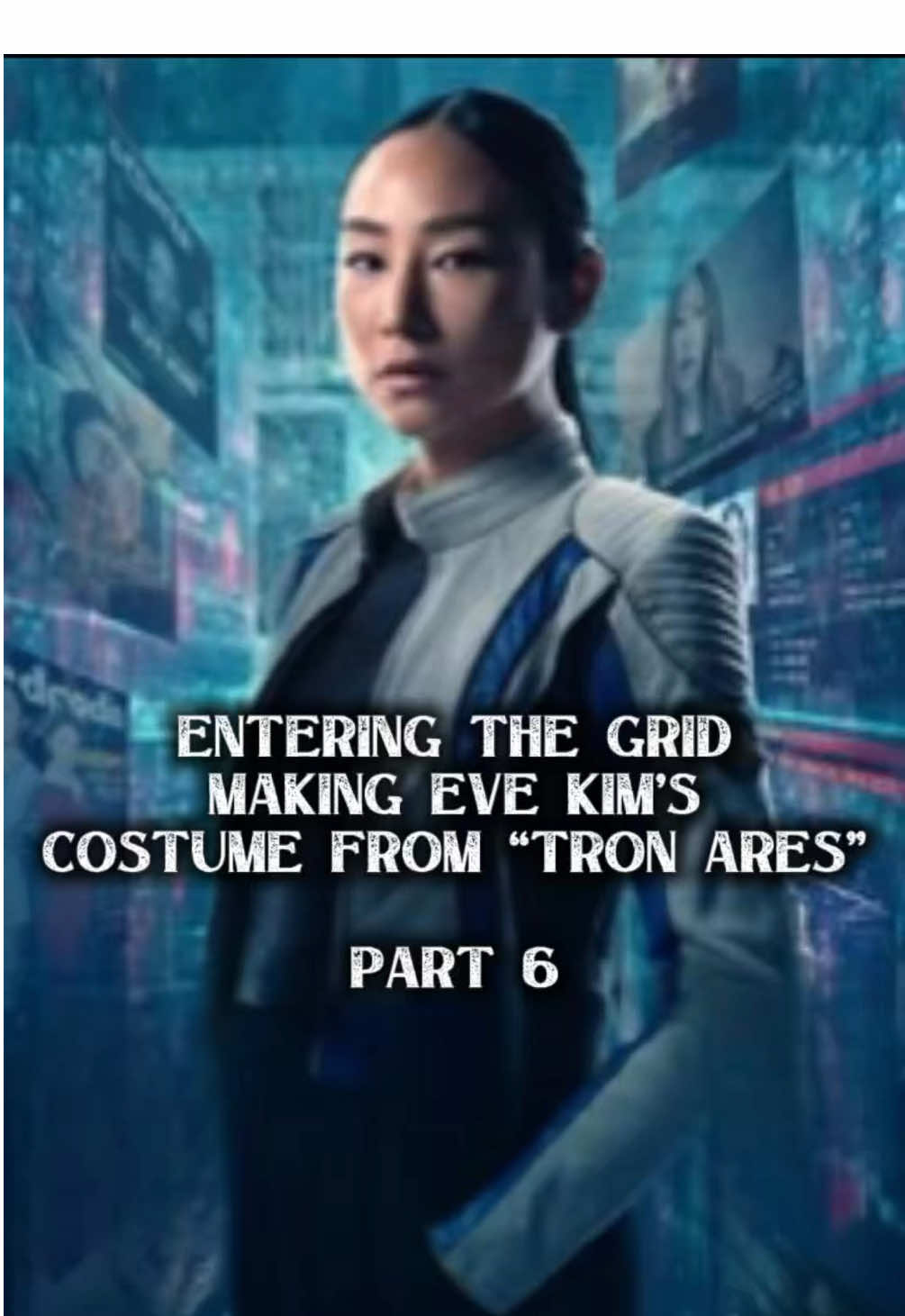 Entering the Grid - Part 6 I just wasn’t happy with the fabric of my first attempt to I scrapped it and bought duck cloth at @Michaels Stores for the fashion layer and honestly, I’m really happy with that choice! It gives it a sturdiness the twill didn’t have and just looked closer to the firmness leather would have. Plus it was $6/yard so not a bad deal at all! My first try on had me so excited to finish the entire costume and I am seriously obsessed with the detail work done by the production on this jacket. It’s sooooo good. #TronAres #Tron #EveKim #GretaLee #DIY @Disney @Disney Studios 