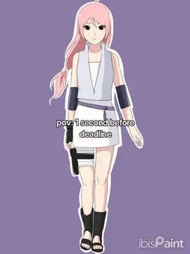 Speed Paint of Uchiha Sakana. dunno what to post because i currently having a fever 😭😭 #uchiha #boruto #uchihafamily #sasusaku #uchihasakana 