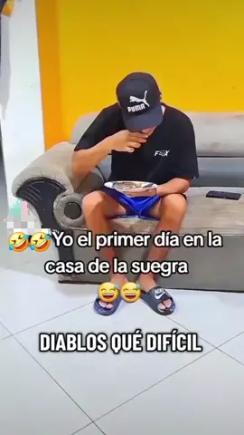 yo el primer dia en su casa de mi #suegra 