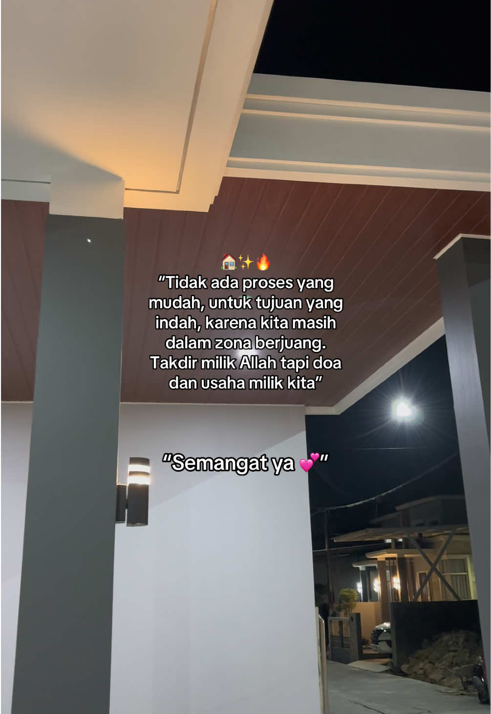 🏠✨🔥 “Tidak ada proses yang mudah, untuk tujuan yang indah, karena kita masih dalam zona berjuang. Takdir milik Allah tapi doa dan usaha milik kita” #rumahminimalis #perumahankudus #rumahkudus #investasiproperti #grahapesonaasri2kudus 