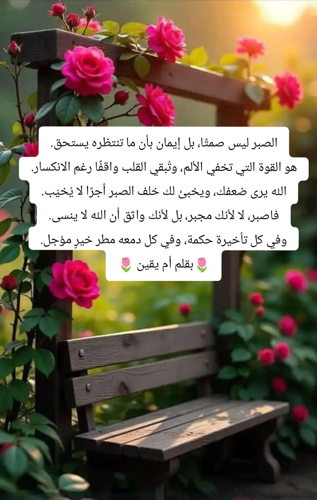 #الصبر #خواطر ام#يقين 