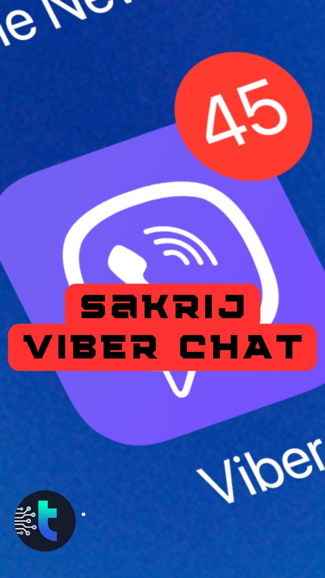 Sakrij Viber chat u 5 sekundi, kako, gde i zašto? #Viber #Privatnost #TechTrik  #TagTech 