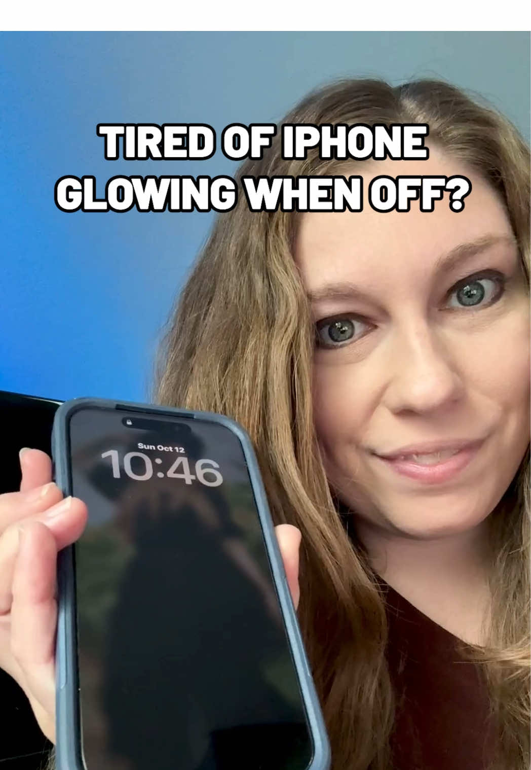 I figured out how to stop the eternal glow of the new iPhones! Anyone else get super annoyed by that change they made? #iphonetips 