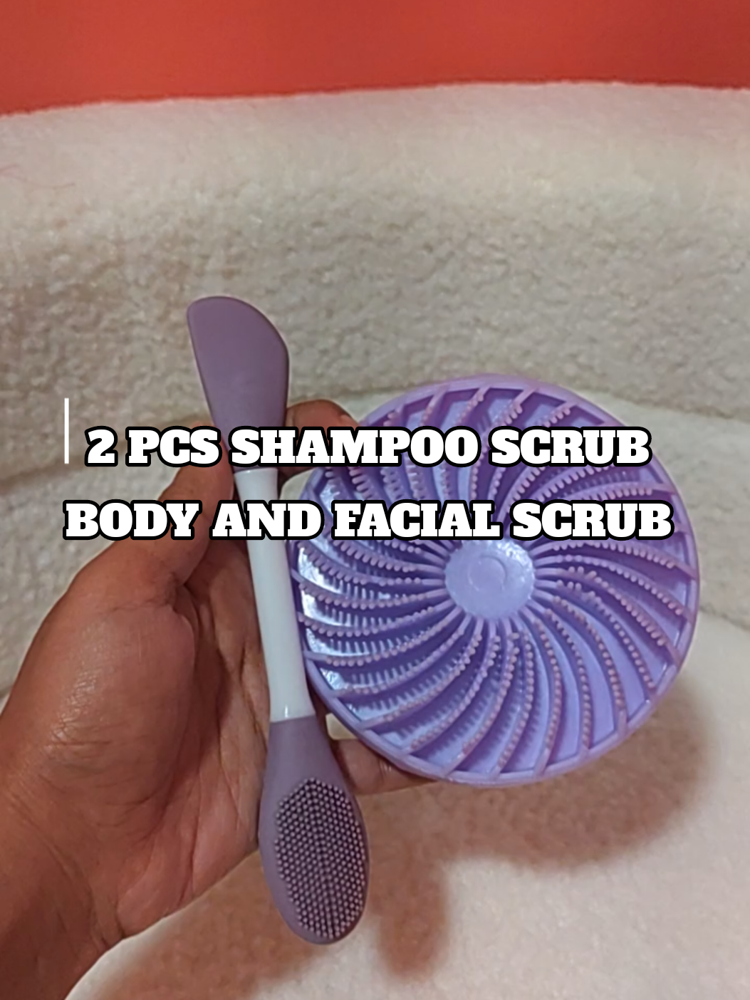 2 PCS SILICONE SRCUB#fyp #scrub #siliconescrub 
