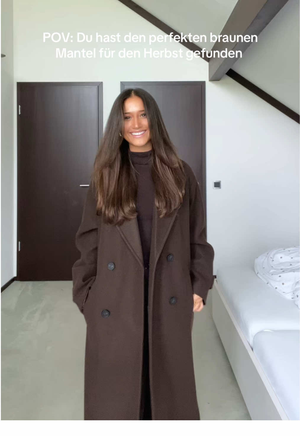 Wer liebt braune Mäntel auch so ?😍 #fall #fashion #outfitinspo 