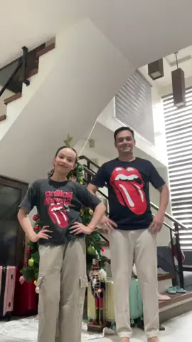 The duo is back!!! 💗💙 #dance #dancing #fatherdaughter 